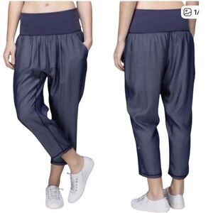 Lululemon Post Power Jogger Pants Fold Over Waist Woman’s Size 6